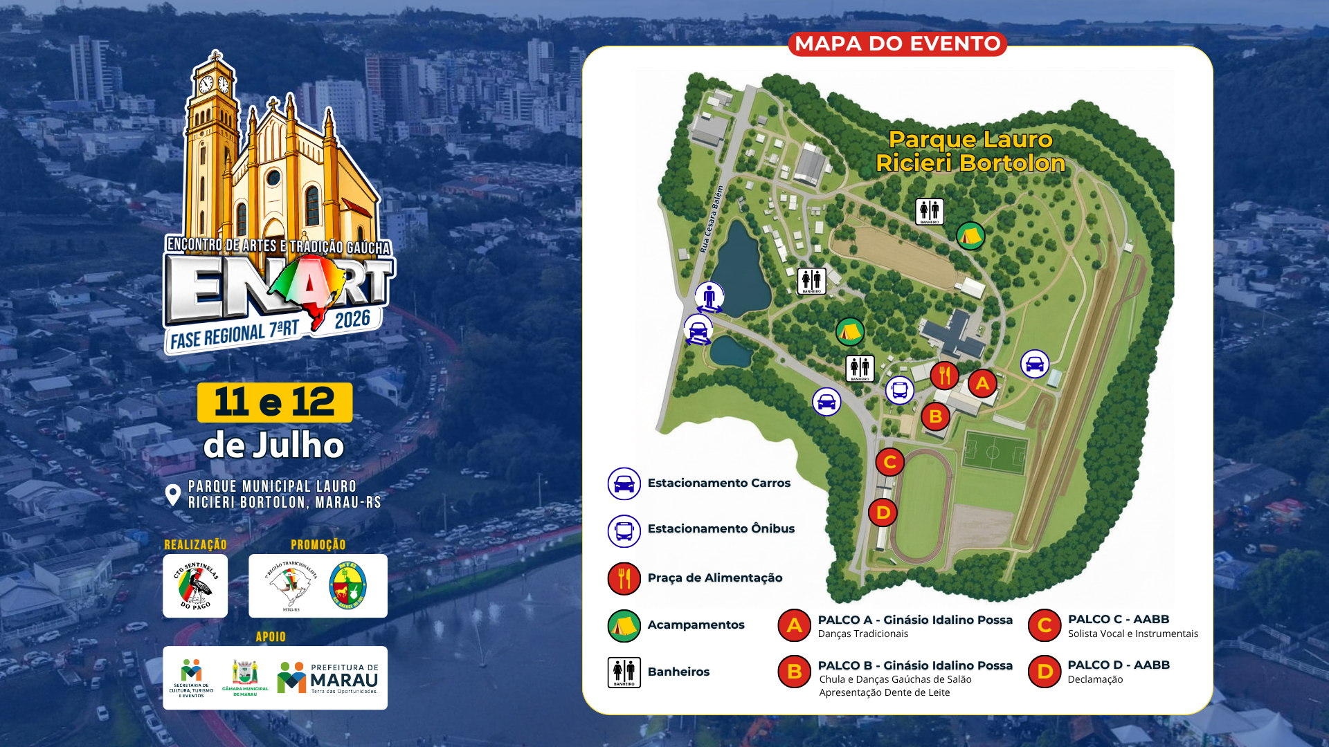 Mapa do Evento